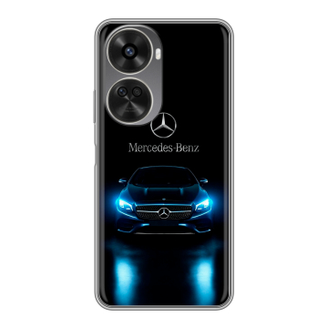 Силиконовый чехол на Huawei Nova 12SE с принтом Mercedes Мерседес Силиконовый чехол на Huawei Nova 12SE с принтом Mercedes Мерседес