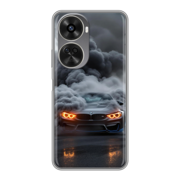 Силиконовый чехол на Huawei Nova 12SE с принтом BMW БМВ
