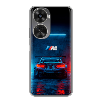 Силиконовый чехол на Huawei Nova 12SE с принтом BMW БМВ