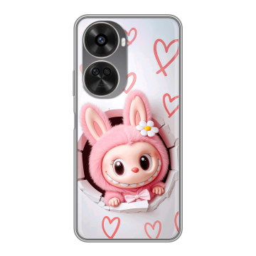 Силиконовый чехол на Huawei Nova 12SE с принтом Labubu Лабубу Силиконовый чехол на Huawei Nova 12SE с принтом Labubu Лабубу