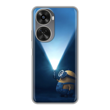 Силиконовый чехол на Huawei Nova 12SE с принтом Миньоны