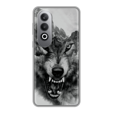 Силиконовый чехол на Oneplusnordce4 с принтом Волк Силиконовый чехол на Oneplusnordce4 с принтом Волк