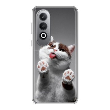 Силиконовый чехол на Oneplusnordce4 с принтом Коты