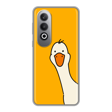 Силиконовый чехол на Oneplusnordce4 с принтом Утка Силиконовый чехол на Oneplusnordce4 с принтом Утка