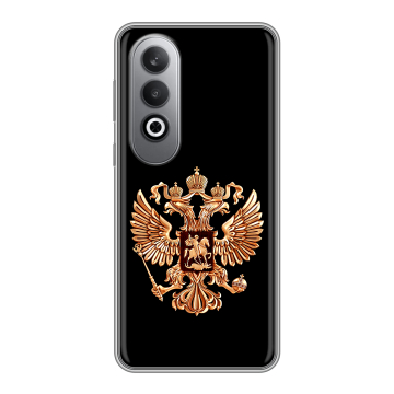 Силиконовый чехол на Oneplusnordce4 с принтом Герб России золотой Силиконовый чехол на Oneplusnordce4 с принтом Герб России золотой
