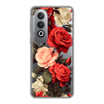 Силиконовый чехол на Oneplusnordce4 с принтом Розы Силиконовый чехол на Oneplusnordce4 с принтом Розы
