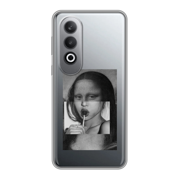 Силиконовый чехол на Oneplusnordce4 с принтом Мона Лиза Силиконовый чехол на Oneplusnordce4 с принтом Мона Лиза