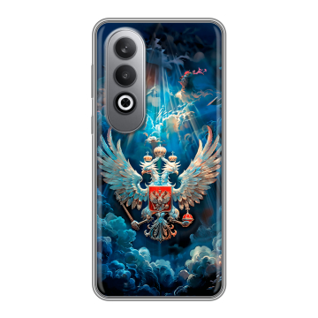 Силиконовый чехол на Oneplusnordce4 с принтом Герб флаг России Силиконовый чехол на Oneplusnordce4 с принтом Герб флаг России