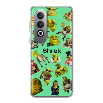 Силиконовый чехол на Oneplusnordce4 с принтом Шрек Shrek
