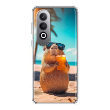 Силиконовый чехол на Oneplusnordce4 с принтом Капибара Силиконовый чехол на Oneplusnordce4 с принтом Капибара