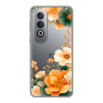 Силиконовый чехол на Oneplusnordce4 с принтом Цветы принт