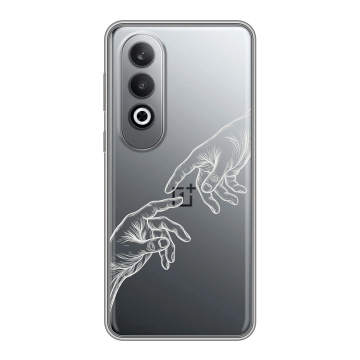 Силиконовый чехол на Oneplusnordce4 с принтом Сотворение мира
