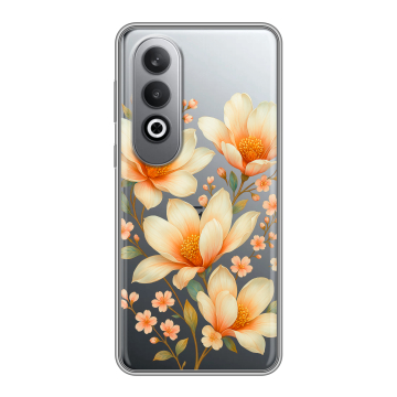 Силиконовый чехол на Oneplusnordce4 с принтом Цветы
