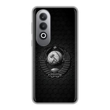 Силиконовый чехол на Oneplusnordce4 с принтом Герб Флаг СССР Силиконовый чехол на Oneplusnordce4 с принтом Герб Флаг СССР