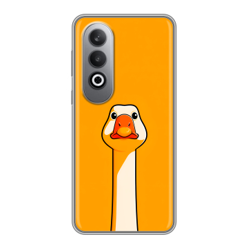 Силиконовый чехол на Oneplusnordce4 с принтом Смешная утка Силиконовый чехол на Oneplusnordce4 с принтом Смешная утка