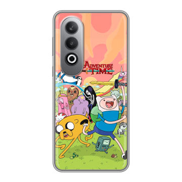 Силиконовый чехол на Oneplusnordce4 с принтом Adventure time Время приключений Силиконовый чехол на Oneplusnordce4 с принтом Adventure time Время приключений