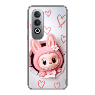 Силиконовый чехол на Oneplusnordce4 с принтом Labubu Лабубу Силиконовый чехол на Oneplusnordce4 с принтом Labubu Лабубу