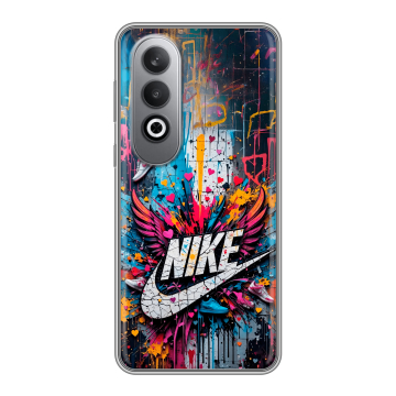 Силиконовый чехол на Oneplusnordce4 с принтом Nike Найк Силиконовый чехол на Oneplusnordce4 с принтом Nike Найк