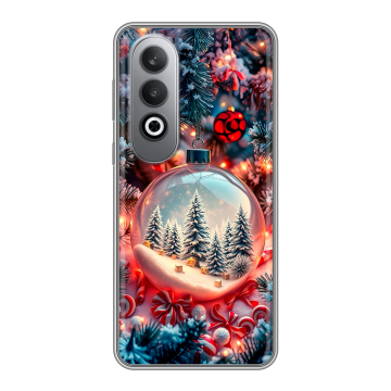 Силиконовый чехол на Oneplusnordce4 с принтом Новый год Силиконовый чехол на Oneplusnordce4 с принтом Новый год