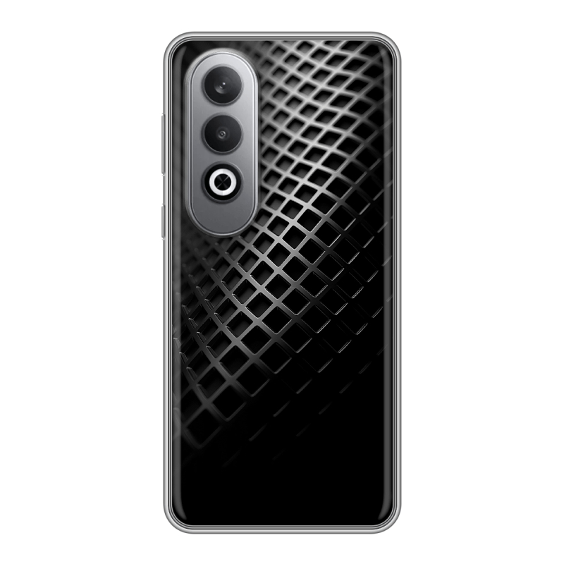 Силиконовый чехол на Oneplusnordce4 с принтом Текстура металла Силиконовый чехол на Oneplusnordce4 с принтом Текстура металла