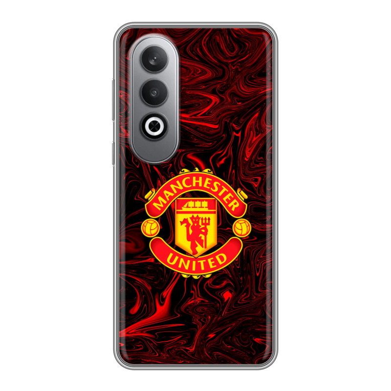 Силиконовый чехол на Oneplusnordce4 с принтом Manchester United Силиконовый чехол на Oneplusnordce4 с принтом Manchester United