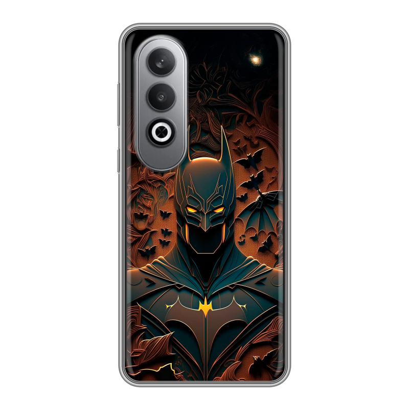 Силиконовый чехол на Oneplusnordce4 с принтом Batman Бэтмен Силиконовый чехол на Oneplusnordce4 с принтом Batman Бэтмен