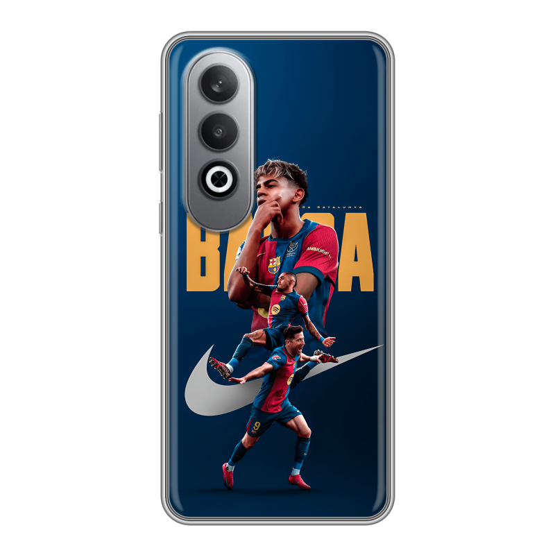 Силиконовый чехол на Oneplusnordce4 с принтом Барселона Barca Yamal Силиконовый чехол на Oneplusnordce4 с принтом Барселона Barca Yamal