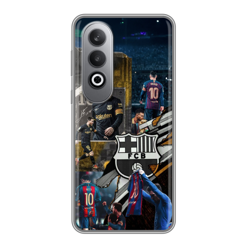 Силиконовый чехол на Oneplusnordce4 с принтом Messi Barcelona Силиконовый чехол на Oneplusnordce4 с принтом Messi Barcelona