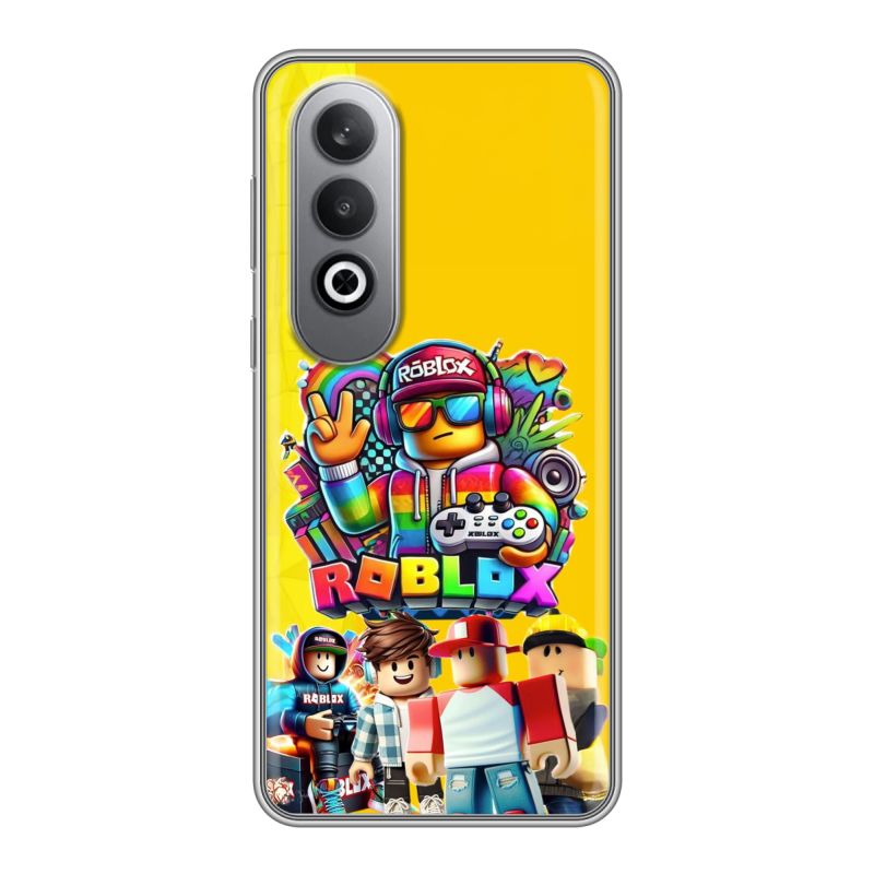 Силиконовый чехол на Oneplusnordce4 с принтом Roblox Роблокс Силиконовый чехол на Oneplusnordce4 с принтом Roblox Роблокс