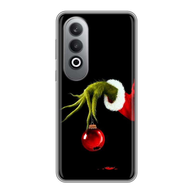 Силиконовый чехол на Oneplusnordce4 с принтом Новый год Гринч Силиконовый чехол на Oneplusnordce4 с принтом Новый год Гринч