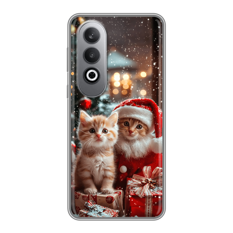Силиконовый чехол на Oneplusnordce4 с принтом Новый год Силиконовый чехол на Oneplusnordce4 с принтом Новый год