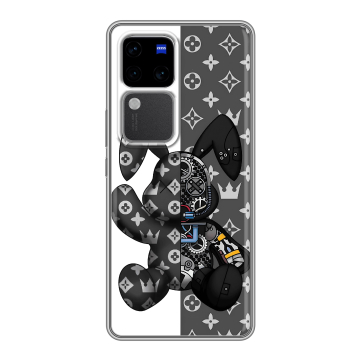 Силиконовый чехол на Vivo V30 Pro с принтом Луи робот