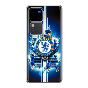 Силиконовый чехол на Vivo V30 Pro с принтом Chelsea Челси