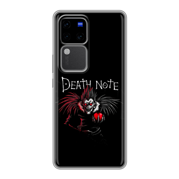 Силиконовый чехол на Vivo V30 Pro с принтом Death note Тетрадь смерти Силиконовый чехол на Vivo V30 Pro с принтом Death note Тетрадь смерти