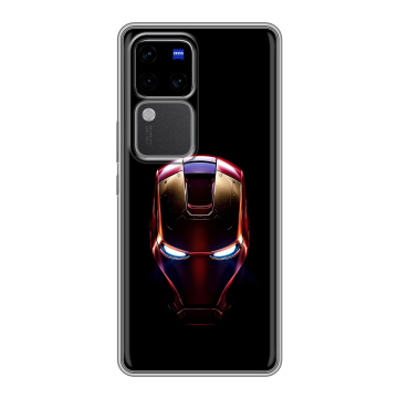 Силиконовый чехол на Vivo V30 Pro с принтом IronMan Железный человек
