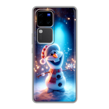 Силиконовый чехол на Vivo V30 Pro с принтом Новый год