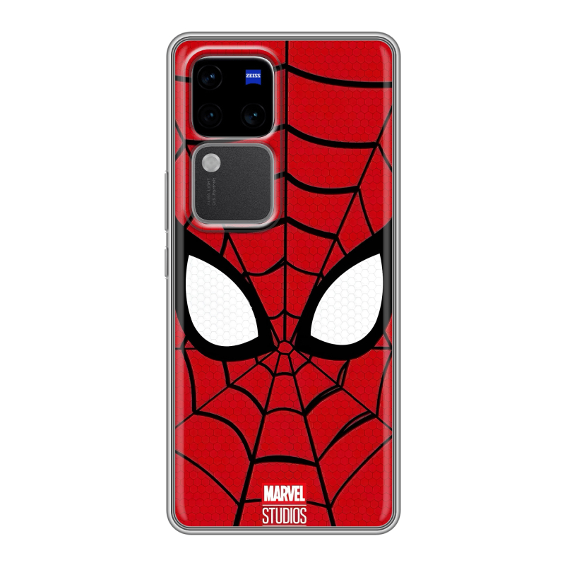 Силиконовый чехол на Vivo V30 Pro с принтом человек паук spiderman Силиконовый чехол на Vivo V30 Pro с принтом человек паук spiderman