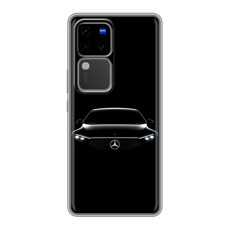 Силиконовый чехол на Vivo V30 Pro с принтом Mercedes Мерседес Силиконовый чехол на Vivo V30 Pro с принтом Mercedes Мерседес