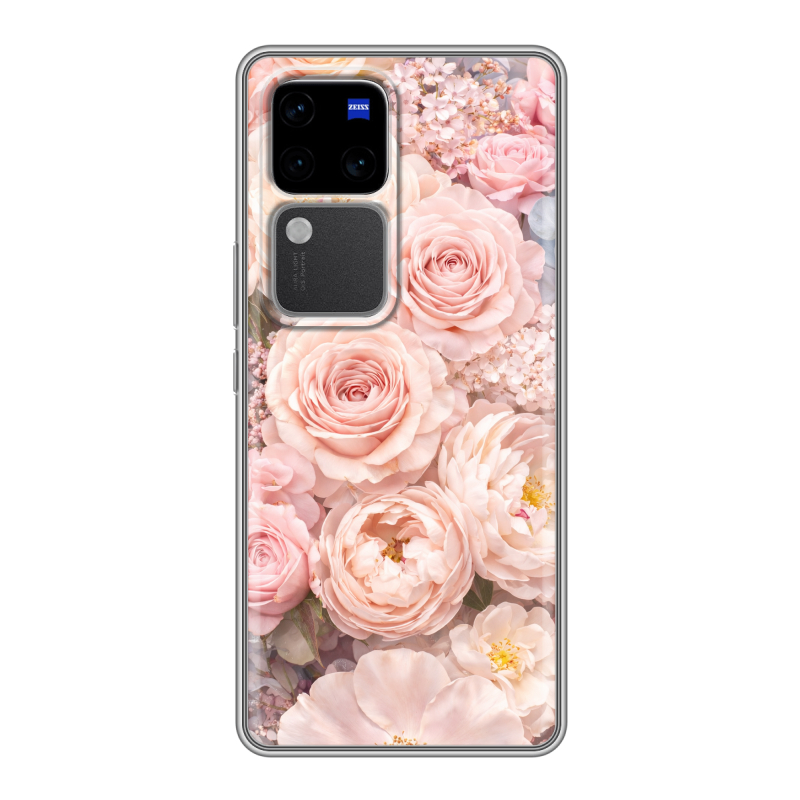 Силиконовый чехол на Vivo V30 Pro с принтом женский Силиконовый чехол на Vivo V30 Pro с принтом женский