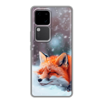 Силиконовый чехол на Vivo S18 с принтом лиса