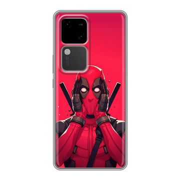 Силиконовый чехол на Vivo S18 с принтом Дедпул Deadpool Силиконовый чехол на Vivo S18 с принтом Дедпул Deadpool