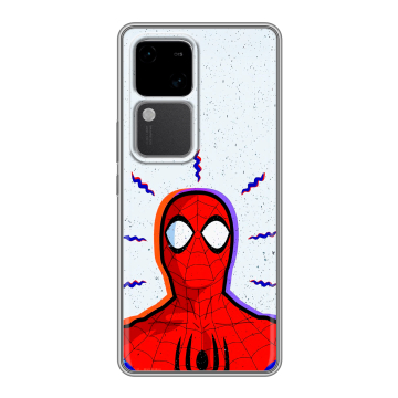 Силиконовый чехол на Vivo S18 с принтом Spiderman Человек паук