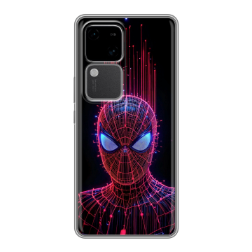 Силиконовый чехол на Vivo S18 с принтом Spiderman Человек паук Силиконовый чехол на Vivo S18 с принтом Spiderman Человек паук