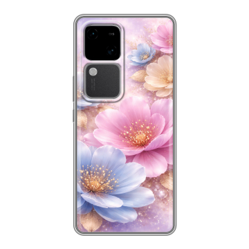 Силиконовый чехол на Vivo S18 с принтом женский Силиконовый чехол на Vivo S18 с принтом женский
