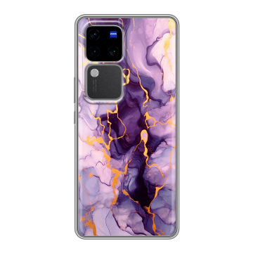 Силиконовый чехол на Vivo S18 Pro с принтом Мрамор
