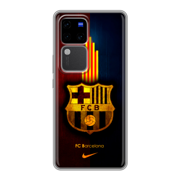 Силиконовый чехол на Vivo S18 Pro с принтом Барселона Barcelona Силиконовый чехол на Vivo S18 Pro с принтом Барселона Barcelona