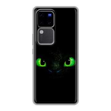 Силиконовый чехол на Vivo S18 Pro с принтом Как приручить дракона