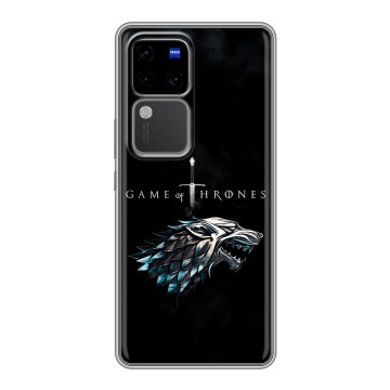 Силиконовый чехол на Vivo S18 Pro с принтом Игра Престолов Game Thrones