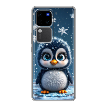 Силиконовый чехол на Vivo S18 Pro с принтом Новый год Силиконовый чехол на Vivo S18 Pro с принтом Новый год