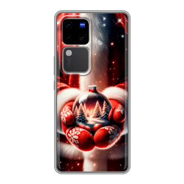 Силиконовый чехол на Vivo S18 Pro с принтом Новый год Силиконовый чехол на Vivo S18 Pro с принтом Новый год